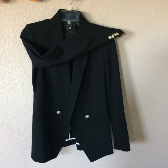 Theory timeless black blazer - Picture 4 of 8